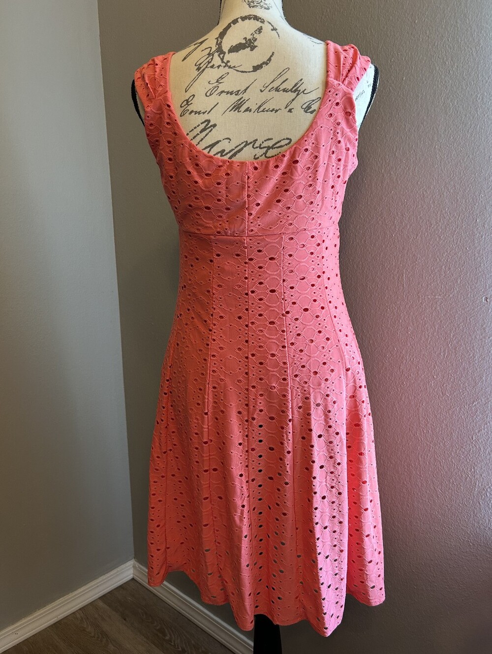 Vintage Maggie L Sz 10P Cute Sleeveless Dress - Picture 2 of 4